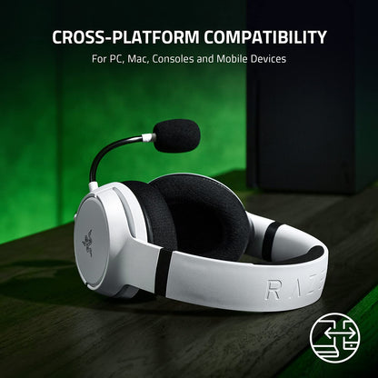 Kaira X Wired Headset for Xbox Series X|S, Xbox One, PC, Mac & Mobile Devices: Triforce 50Mm Drivers - Hyperclear Cardioid Mic - Flowknit Memory Foam Ear Cushions - On-Headset Controls - White